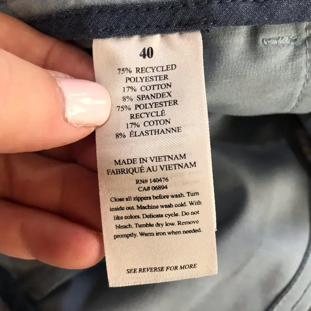 Faherty Brand All Day Shorts Weathered Blue Size 40 EUC Beach Cruise Vacation